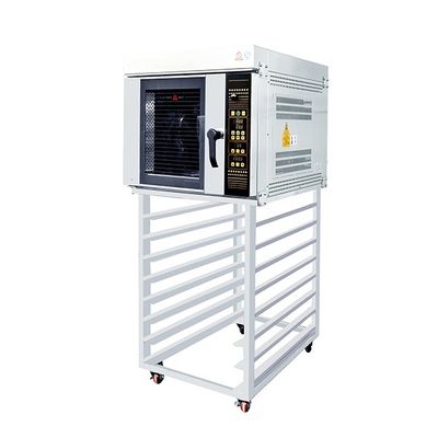Hot Air Bakery Convection Oven Table Top Five Trays 18 &quot;X26&quot; 12.5Kw Untuk Cookie, Crossiant, Tars