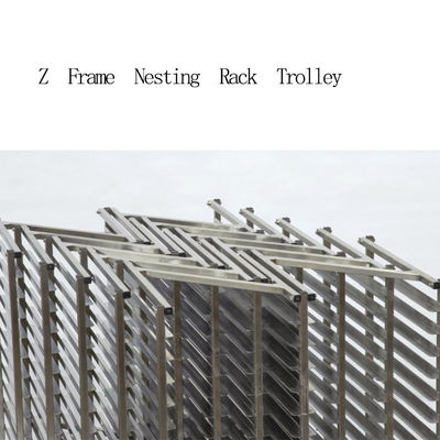 Foodservice NSF Stainless Steel Nesting Oven Rack Baking Tray Trolley