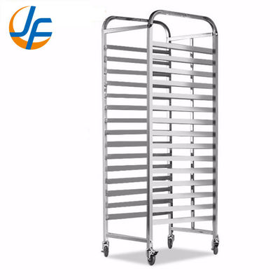 Gulung di Baki Kue Stainless Steel Trolley Bun Pan Rack - 20 Pan