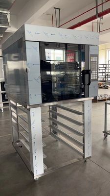 Oven Pemanggang Konveksi 9.5kw Oven Putar Komersial Croissant Denmark