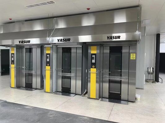 Yasur Electric Rotary Rack Oven, Rak Ganda 36 Baki 40X60cm, Untuk Memanggang Roti, Kue, Pizza