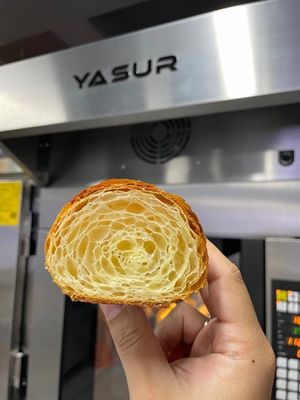16kw Under Counter Convection Oven Sepuluh Nampan 40X60cm Untuk Kue Dan Kue Roti Croissant Denmark
