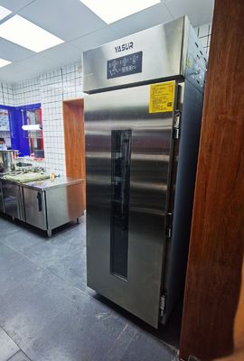 Dual Cabinet Dough Retarder Proofer Yasur 36 Trays Reach-In Type 40X60 Cm Trays 4kw