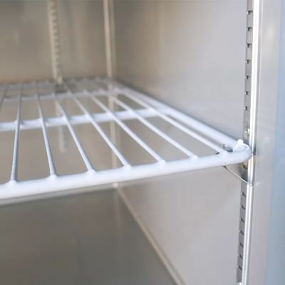 30 Baki 220v Komersial Tegak Freezer Stainless Steel Tegak Chiller 4 Pintu