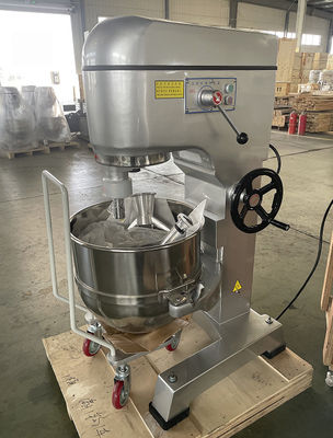 60 Liter Butteheavy Duty Planetary Mixer Berdiri Bebas Dengan Pengocok Kocokan Dan Mangkuk
