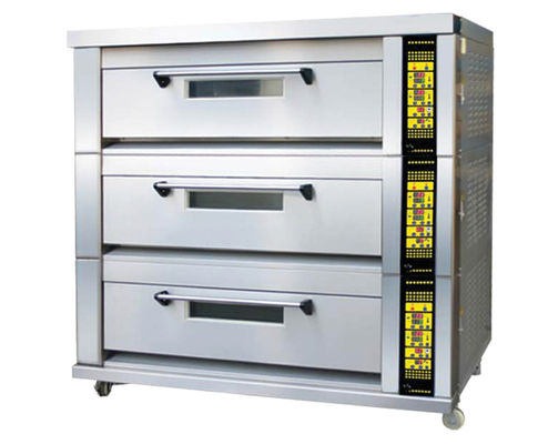 Yasur Bakery Deck Oven 3 Deck 6 Tray Memanggang Roti Untuk Nampan 40X60cm