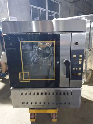 Yasur Lima Baki Oven Konveksi Gas Komersial 40X60cm Untuk Roti Dan Kue Kering Menggunakan Kecepatan Pemanasan Cepat