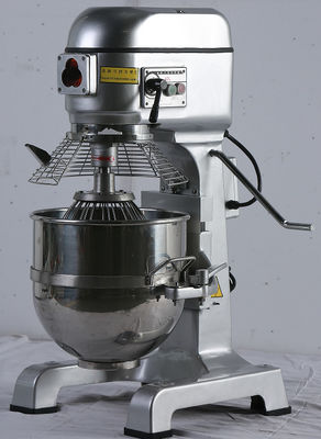 Melt Driven 40l Planetary Floor Mixer Berdiri Bebas Motor 1.13kw Tiga Kecepatan