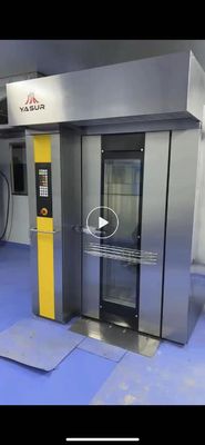 Yasur Electric Rotary Rack Oven Double Rack 36 Nampan 18X26&quot; Roti Kue Dan Pizza