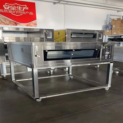 3.5kw Bakery Deck Oven Gaya Eropa Listrik 1 Deck 3 Tray Oven Untuk Nampan 40X60cm
