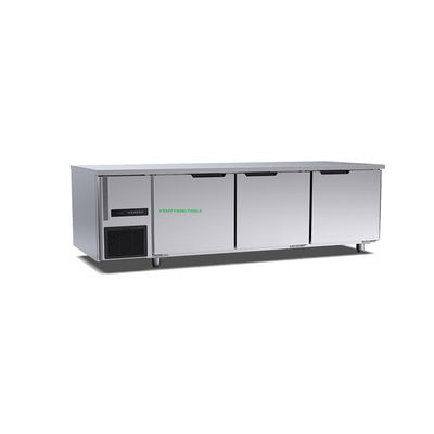 1800×700×800mm Table Top Blast Chiller Peralatan Dapur Hotel Komersial Tiga Pintu