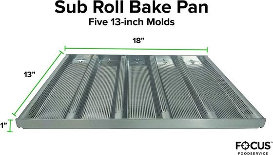 Aluminium Sub Sandwich Roll Baking Tray dan Baking Pan