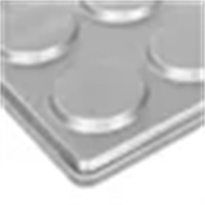 RK Bakeware China 3 Inch Glazed Aluminiumized Steel Hamburger Bun Pan Baking Tray