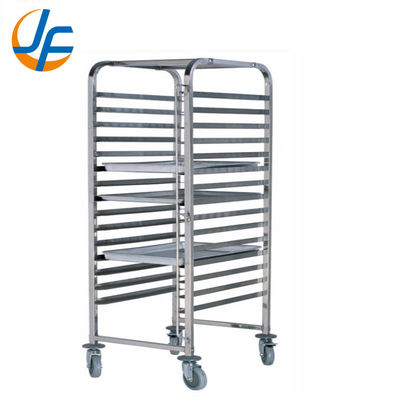 Gulung di Baki Kue Stainless Steel Trolley Bun Pan Rack - 20 Pan