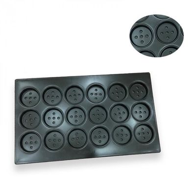 Nonstick Round Aluminium Baking Tray 1.5mm Wehs102-10 Deep Staggered Hamburger Roll Tray