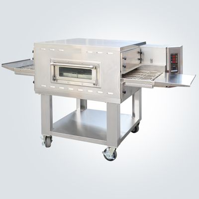 PS638E Ventless Commercial Conveyor Pizza Oven Untuk Pizzahut, Dominos Pizza