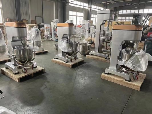 60 Liter Butteheavy Duty Planetary Mixer Berdiri Bebas Dengan Pengocok Kocokan Dan Mangkuk