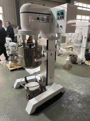 Twin Whisk Commercial Planetary Mixer Mesin Pengaduk Krim Kue 60 Liter