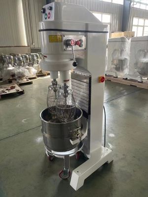 Twin Whisk Commercial Planetary Mixer Mesin Pengaduk Krim Kue 60 Liter