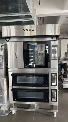 Pizzahut Dominos Bakery Deck Oven 3 Deck 220V/380V Untuk Panci Pizza Bulat 6&quot; 9&quot; 12&quot;