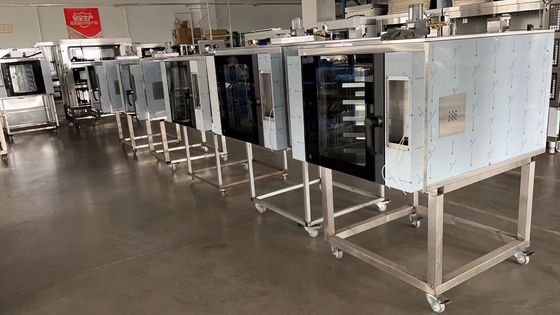 Oven Pemanggang Konveksi 9.5kw Oven Putar Komersial Croissant Denmark