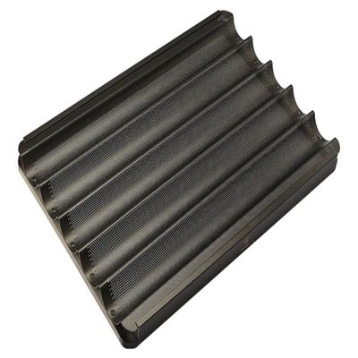 600x400 Aluminium Baking Tray 800X600 18X26 Inch Baguette Bread Baking Tray Antilengket Komersial