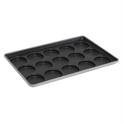 Nampan Kue Aluminium Mengkilap NSF 41005 15 Cetakan Muffin Top Baking Pan Hamburger Bun